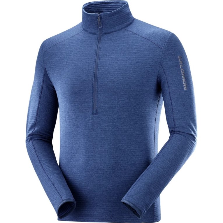 Blue Salomon Outline Half Zip Men's Sweatshirt | IE AW0239